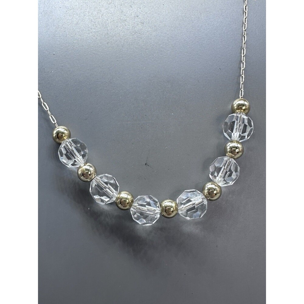 14k Gold 23” Bead Chain Necklace